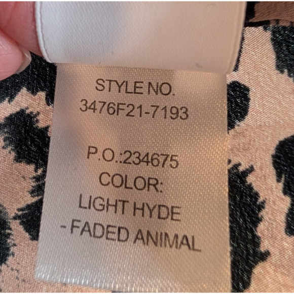 Y2K Paige‎ Cicely Silk Leopard Mobwife Maximalist Glam Fairy Grunge Camisole XS - Picture 11 of 14